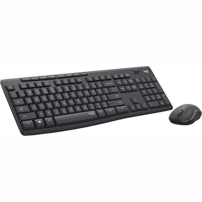 295139 - LOGITECH Kombinim mausi dhe tastiere Mk295 pa tel me teknologjinë SilentTouch, gjurmim optik të përparuar, paraqitje SHBA/ndërkombëtare, tastierë QWERTY - e zezë
