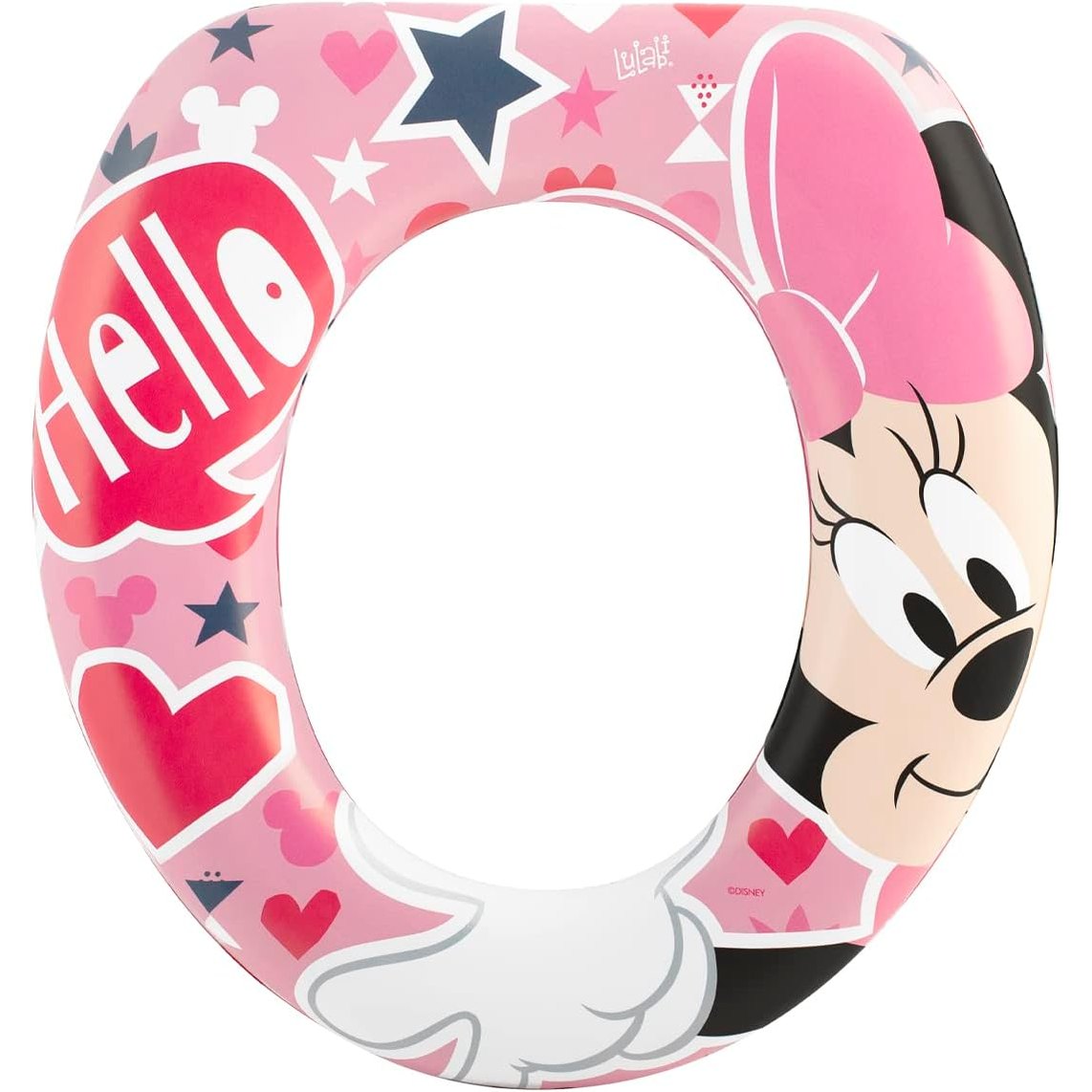 290004 - LULABI Reduktues i butë i kapakut të tualetit Disney Minnie Icon, për vajza, madhësia 28x26xL6cm