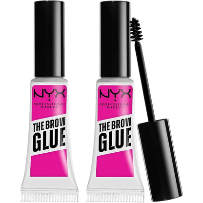 336313 - NYX PROFESSIONAL MAKEUP Brow Glue Gel, Pako me 2 copë, Transparent