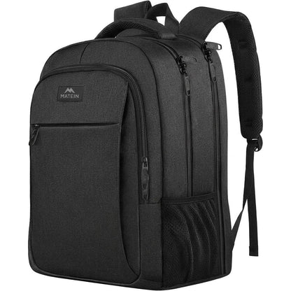 268408 - MATEIN ÇANTË SHPINE për laptop, 17.3 inç, mbrojtje kundër vjedhjes, për shkollë dhe udhëtim, e zezë
