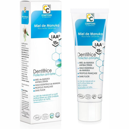 322060 - COMPTOIRS ET COMPAGNIES - Pastë dhëmbësh kundër tartarit me mjaltë Manuka IAA15+ - 75 ml