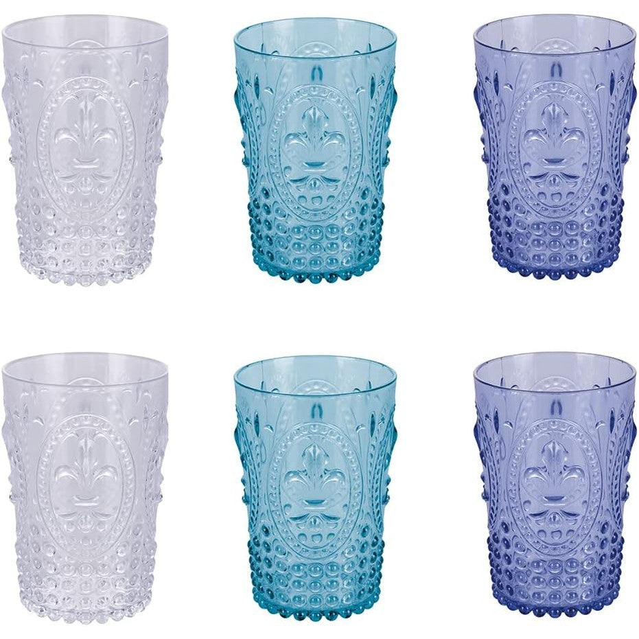 184990 - VILLA D'ESTE HOME TIVOLI Set Gota Uji me 6 Pjesë, Kapacitet 400 ml, Modeli Ocean