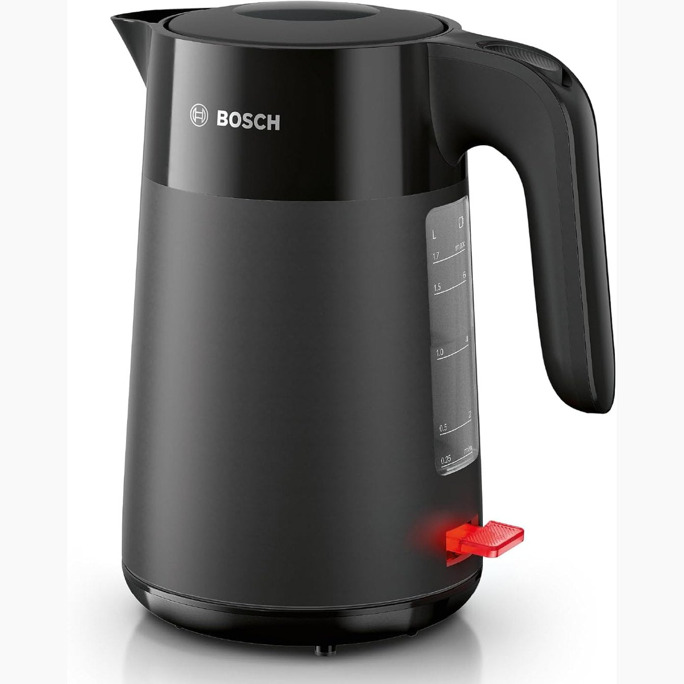277464 - BOSCH Çajnik pa tel MyMoment TWK2M163, 1.7 L, 2400 W, fikje automatike, mbrojtje nga mbinxehja, filtër i lëvizshëm, mbrojtje nga zierja pa ujë, e zezë mat