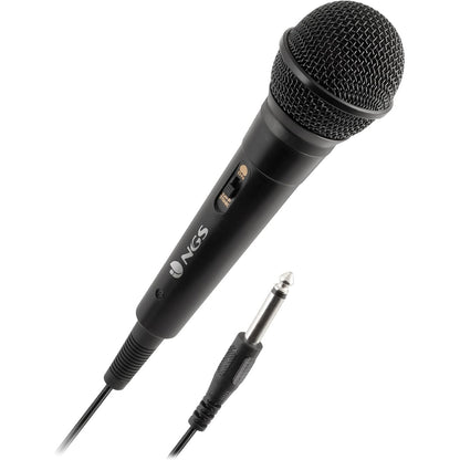 274513 - NGS Mikrofon Dinamik Vokal Singer Fire, me Kabllo 3 Metrash, Lidhje Jack 6.3 mm dhe Buton Ndezje/Fikje