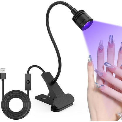 298712 - ELALOVE Llambë UV për thonj xheli, 5W, 4 nivele ndriçimi, rrotullues 360°, USB, kompakte