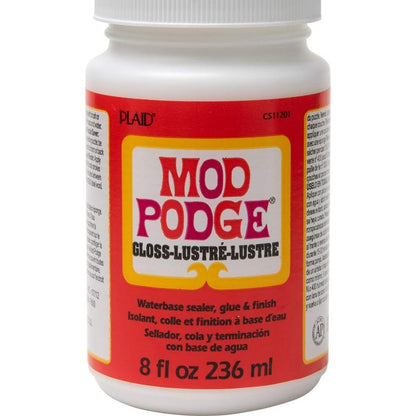 224970 - Mod Podge, Ngjitës dhe Sealant me Bazë Uji, me Shkëlqim të Lartë, CS11201, Shishe 236 ml