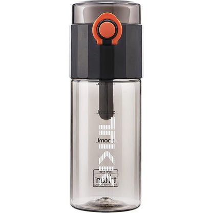 247837 - TKK Shishe për Fëmijë 1013 400ml, e papërshkueshme nga rrjedhjet, Tritan pa BPA, transparente me sitë, e zezë
