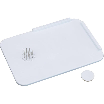 294228 - TAVË PLASTIKE për shpërndarje shtëpiake, me thumba çeliku inox, tavë me cep në formë L