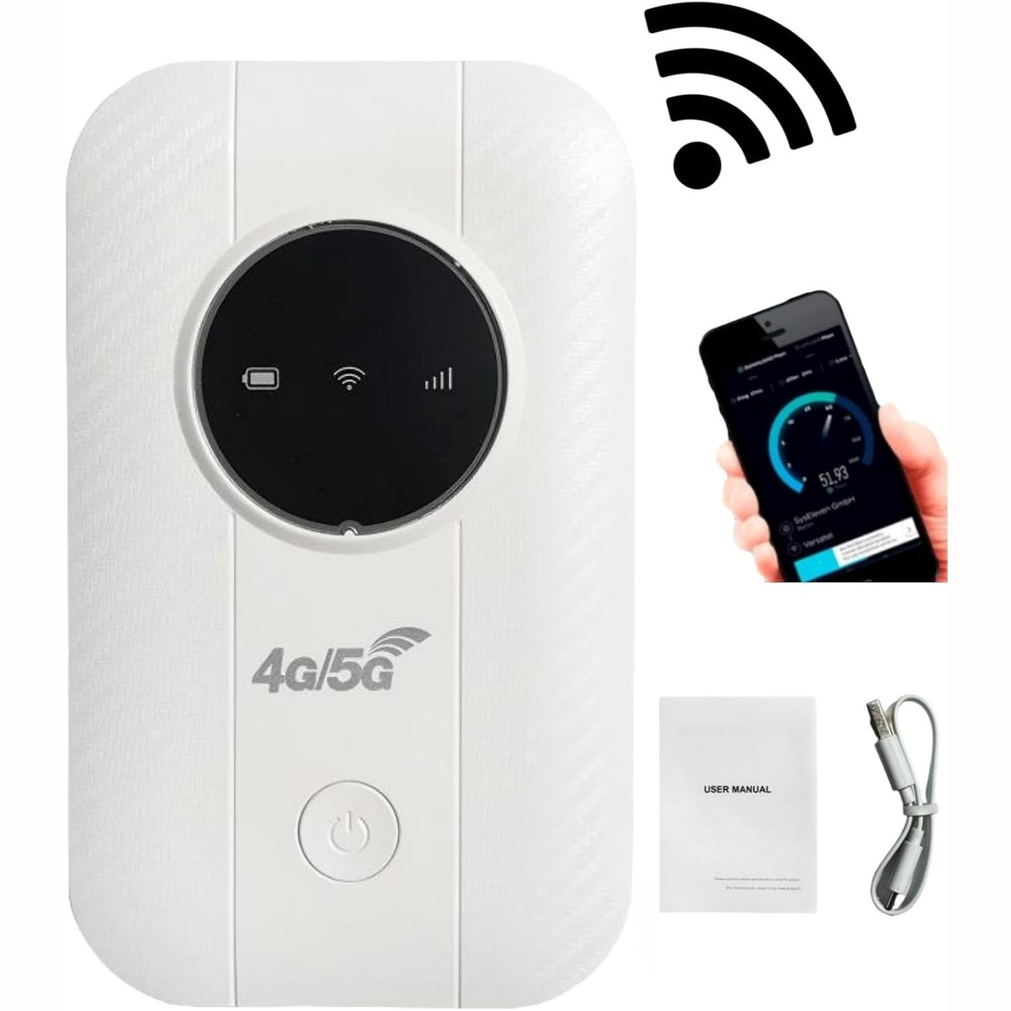 268247 - Router portativ Wi-Fi për udhëtim, router xhepi, internet satelitor i pakufizuar, router celular Wi-Fi, pajisje mobile me brez të gjerë, hotspot portativ Wi-Fi, hotspot i përkohshëm Wi-Fi, pajisje Wi-Fi për makinë