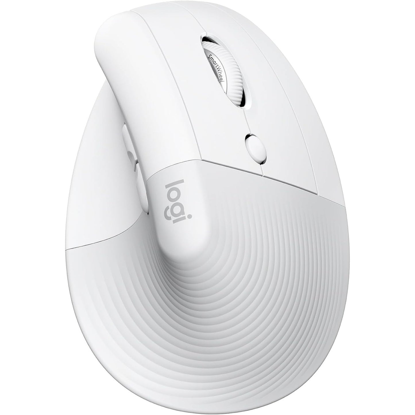 273132 - LOGITECH Maus Bluetooth pa tel Lift Vertical, ergonomik, me marrës USB Logi Bolt, butona të heshtur, 4 butona, i pajtueshëm me Windows/macOS/iPadOS për laptopë/PC - i bardhë