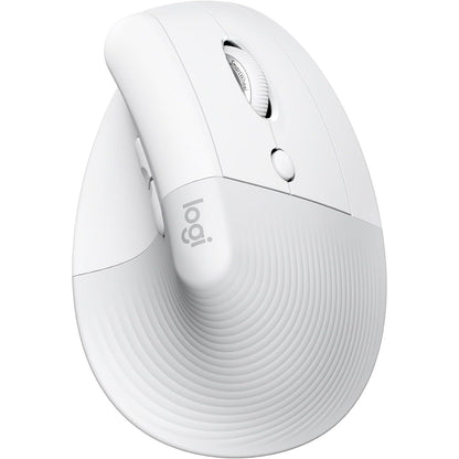 273132 - LOGITECH Maus Bluetooth pa tel Lift Vertical, ergonomik, me marrës USB Logi Bolt, butona të heshtur, 4 butona, i pajtueshëm me Windows/macOS/iPadOS për laptopë/PC - i bardhë