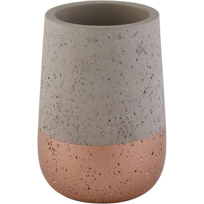 137386 - AXENTIA 131026 - Mbajtëse për Furçë Dhëmbësh, Ngjyra Gri dhe Ar i Rozë