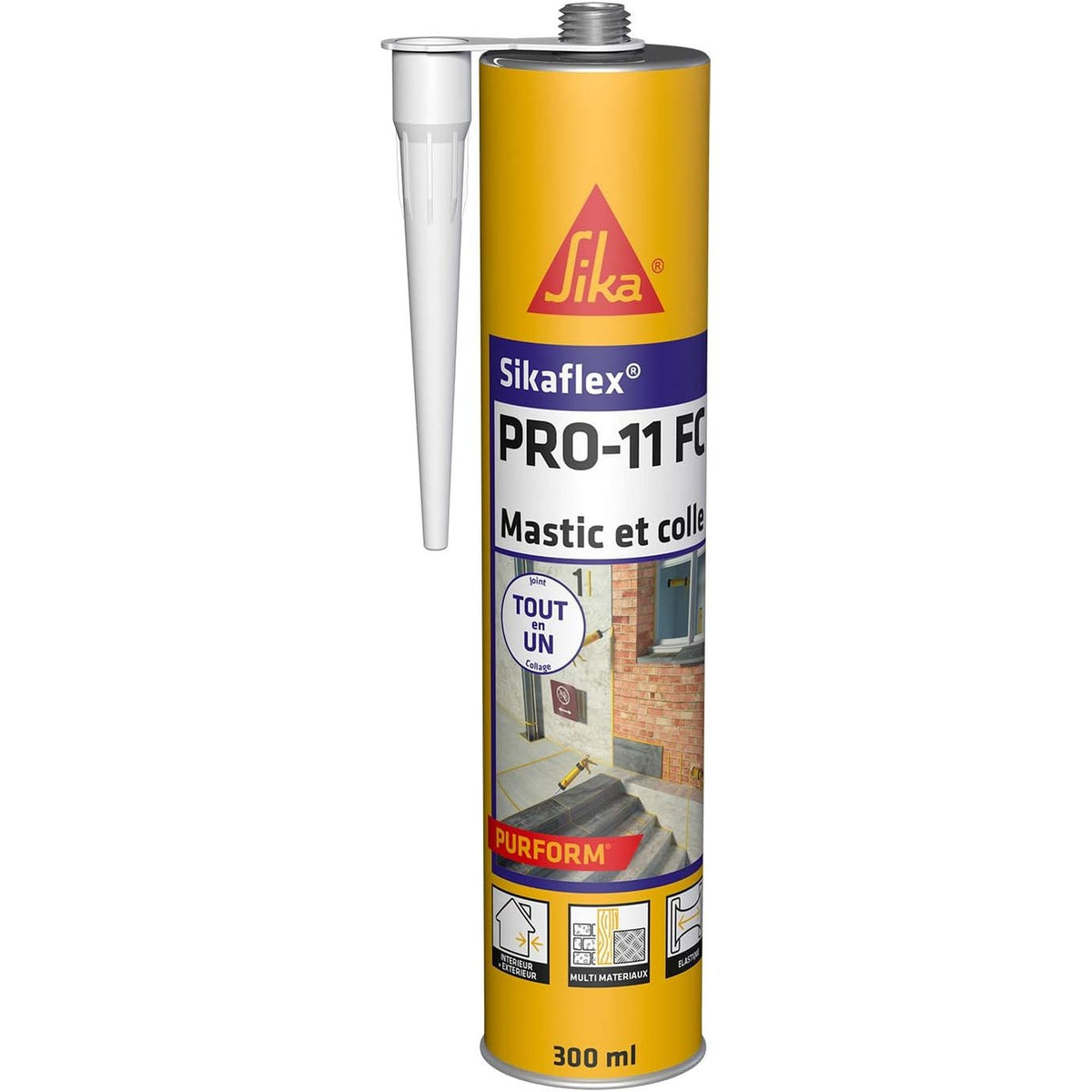 314988 - SIKA Mastikë PU e plotë Sikaflex PRO 11 FC E bardhë 300ml