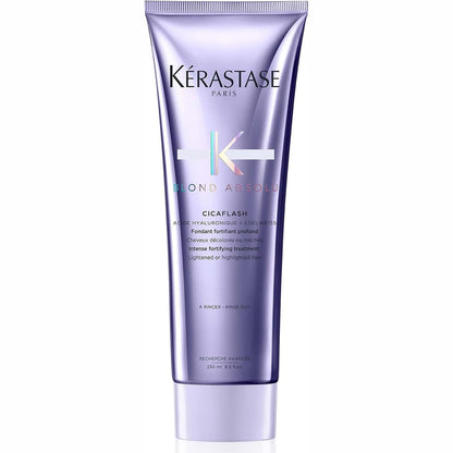 316285 - KERASTASE Blond Absolu - Balsam për Forcim të Thellë Cicaflash - 250 ml, Riparues dhe Kundër Thyerjes, Flokë Bjondë, të Zbardhur ose të Ngjyrosur