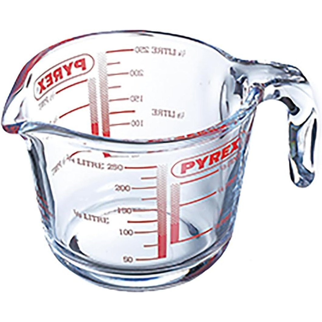 257421 - PYREX Gotë matëse prej qelqi ultrarezistent, transparente, 0.25 l
