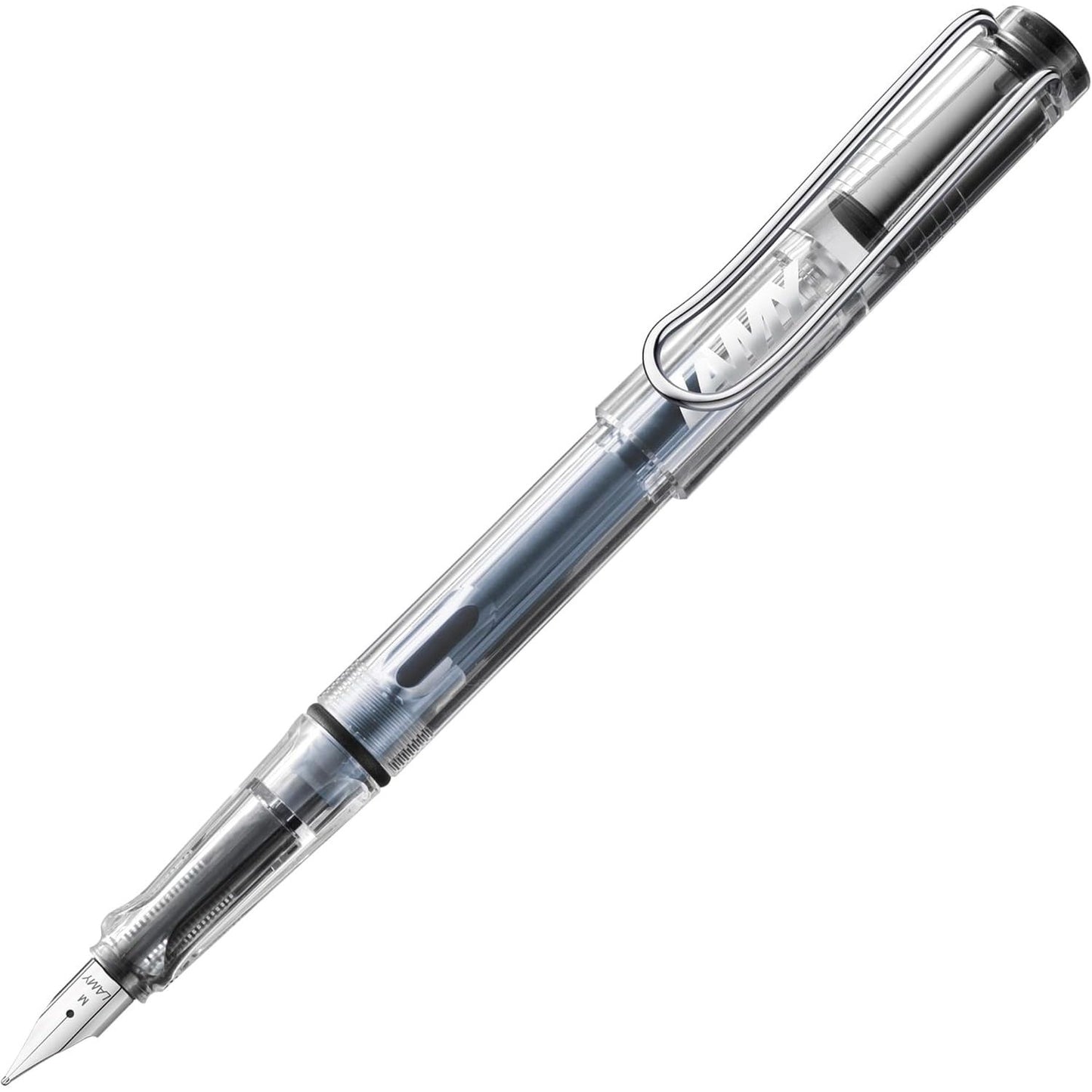 268867 - LAMY SAFARI VISTA: Stilograf me dorezë ergonomike, majë çeliku M, trup plastik ASA, fishek blu T10, për dorën e djathtë.