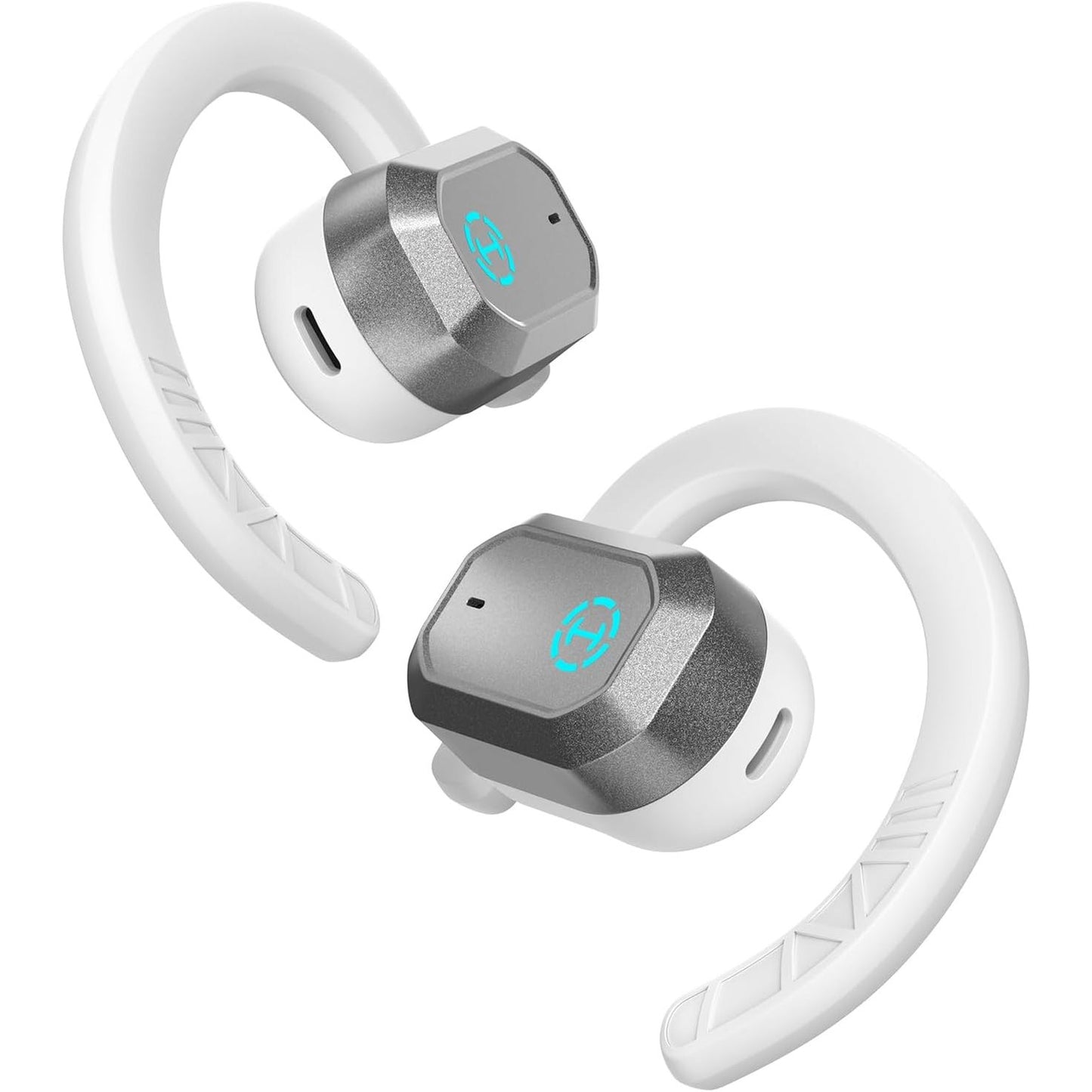 268306 - EDIFIER Kufje Air 2, Pa Tel, Bluetooth 5.3, Vesh të Hapur, Mikrofon ENC, 28 Orë Luajtjeje, 11 Drita RGB, Grepa Silikoni