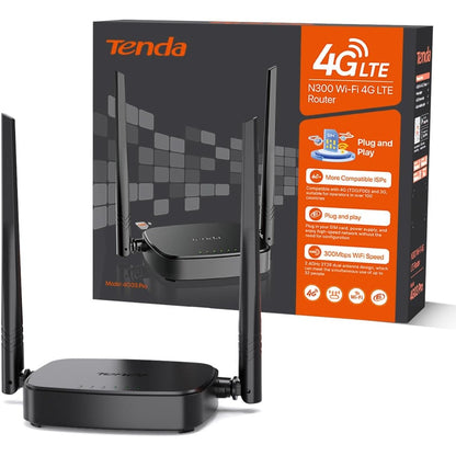273232 - TENDA Router 4G03 Pro LTE, Kartë SIM për Router WiFi Mobile, 4G Cat4 deri në 150 Mbps, 300 Mbps 2.4GHz, deri në 32 pajisje, Kontroll Prindërore