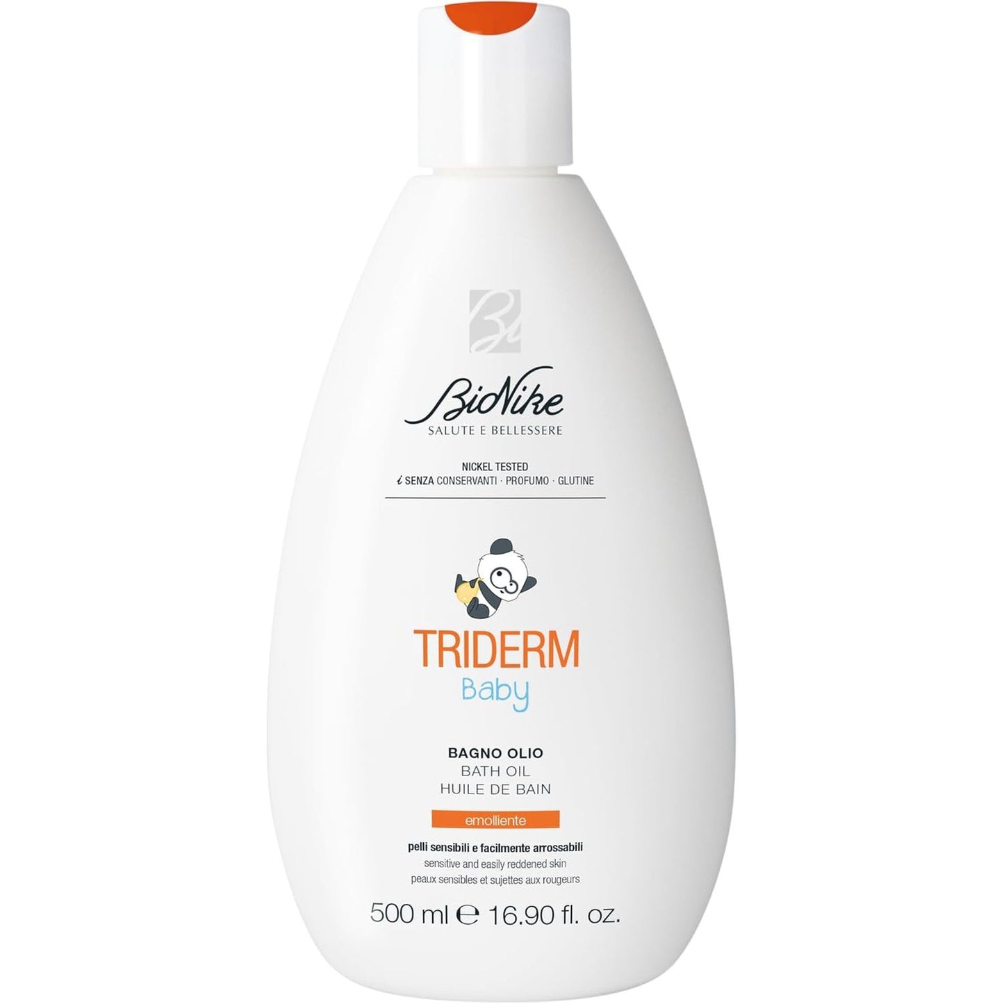 271825 - BIONIKE Triderm Baby 500ml - Vaji për Banjë për Foshnje dhe Fëmijë për Lëkurë të Ndjeshme