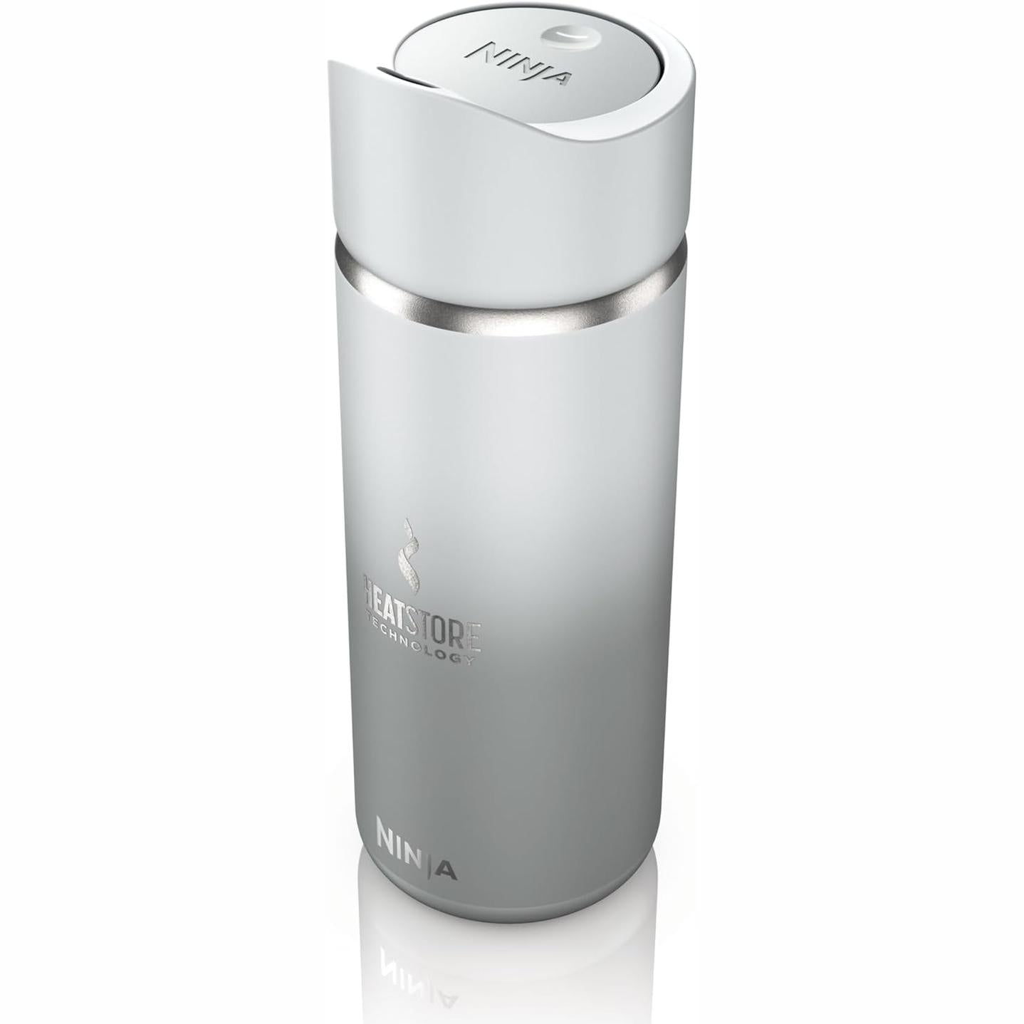 183668 - NINJA Sip Perfect Shishe Uji e Izoluar, 400ml, pa BPA, e Sigurt për Lavastovilje, e Bardhë, Modeli DW1603EUUKWH