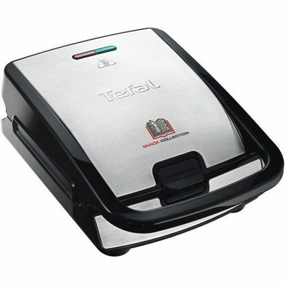 292421 - TEFAL - Snack Collection, Makinë për Vafla dhe Sanduiçë, 2 sete pjatash, 1200W, Veshje jo-ngjitëse, Ruajtje e lehtë, Pastrim i lehtë, Tregues ngrohjeje