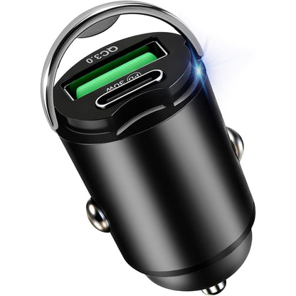 310644 - ÇAKMAK ELZLE me karikim të shpejtë USB C, adaptor USB PD 30W dhe QC 3.0 18W, i pajtueshëm me iPhone, Samsung, Xiaomi, Huawei dhe tableta