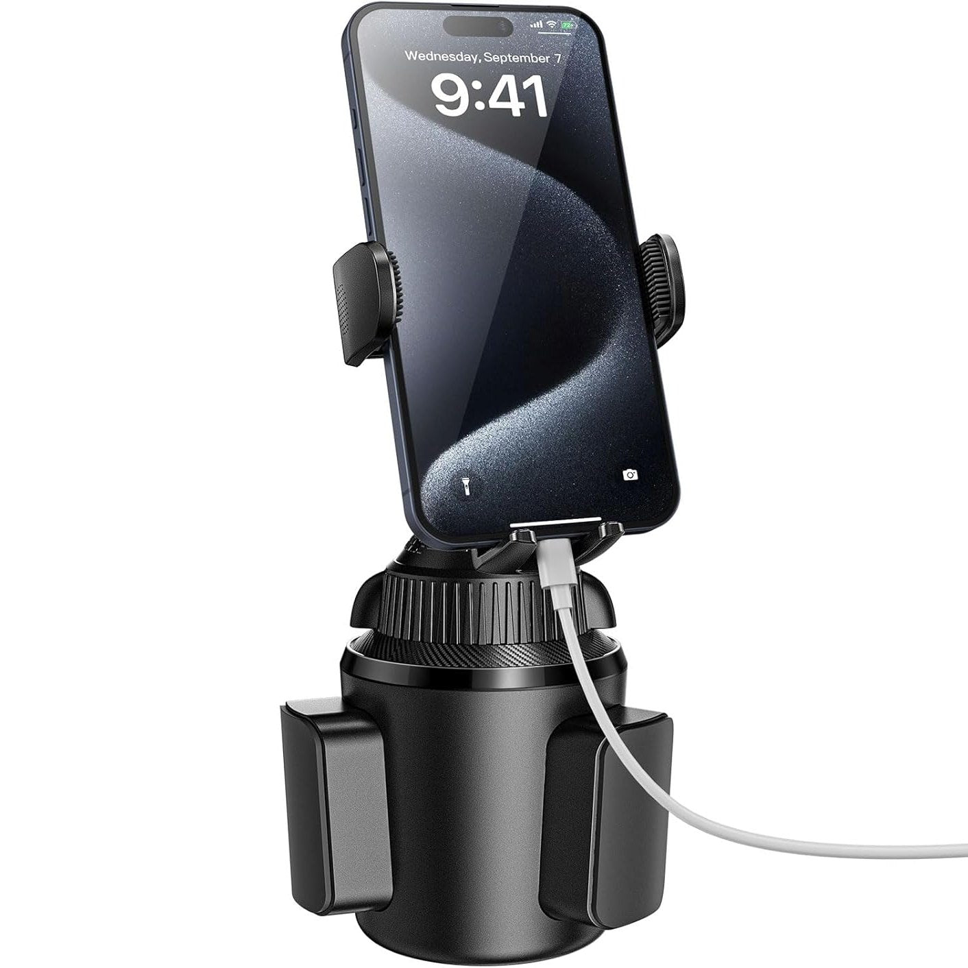 266872 - APPS2 Mbajtëse Telefoni/Mbajtëse Filxhani për Makinë, për iPhone 12 Pro Mini Pro Max / 11 Pro/SE 2020, Samsung
