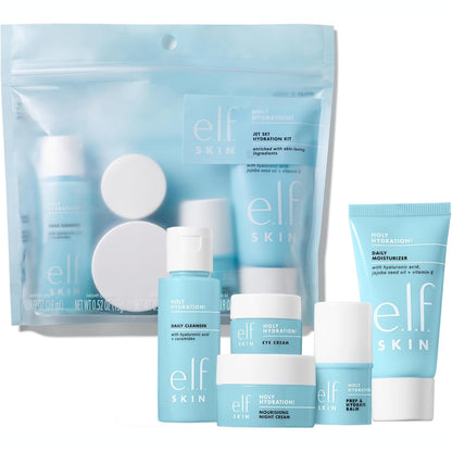 290035 - elf Kit Hidratimi SKIN Jet Set, Set kujdesi hidratues për udhëtim, vegan dhe pa mizori