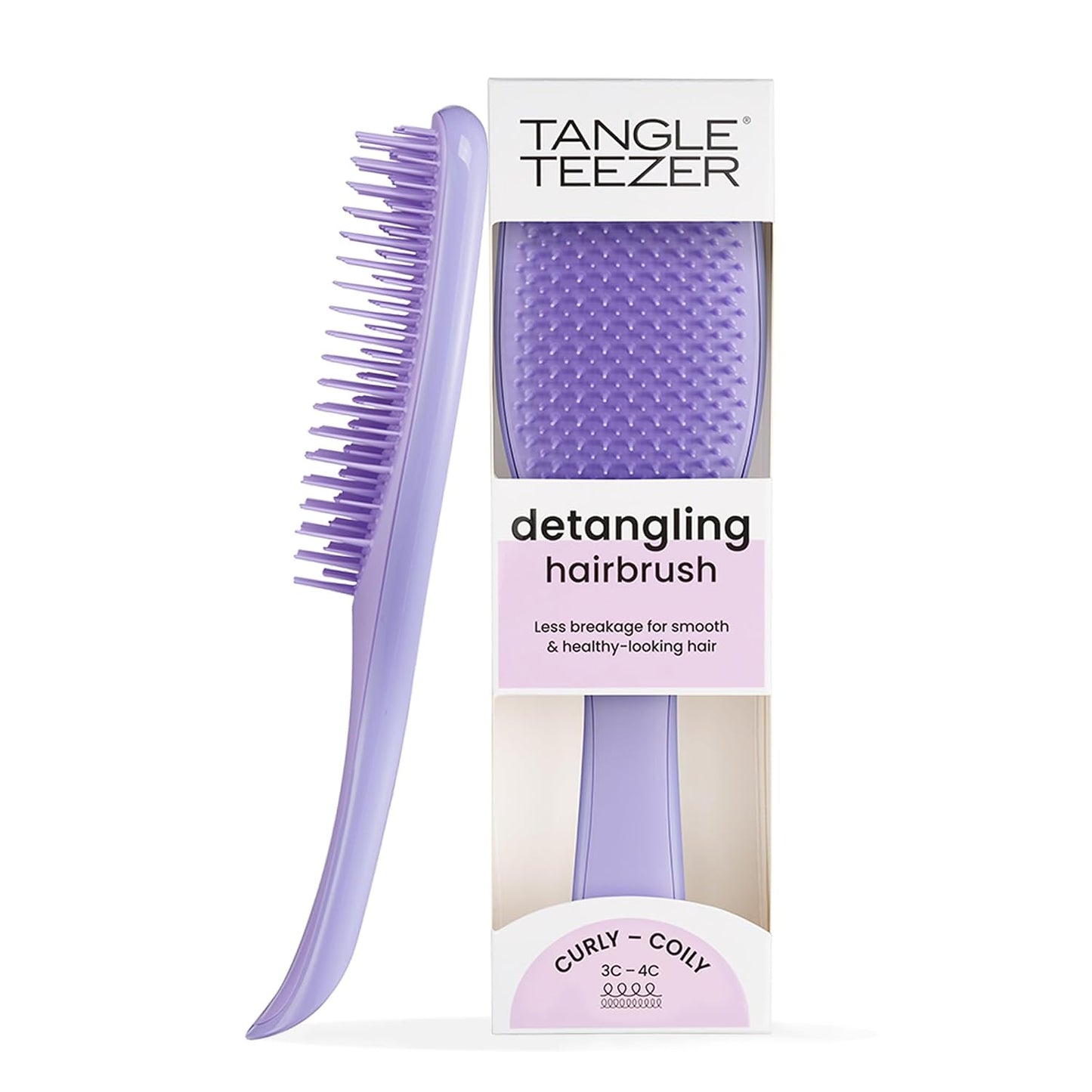 318062 - TANGLE TEEZER Furçë Ultimate Detangler për kaçurrela natyrale, për kaçurrela 3C-4C, qime me dy nivele, ngjyra Purple Passion