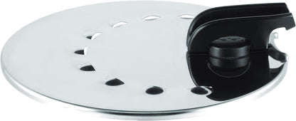 217612 - TEFA INGENIO Kapak mbrojtës nga spërkatjet, kapak i shumëfishtë prej çeliku inox 20-28 cm, i pajtueshëm me setet e tenxhereve dhe tiganëve Ingenio, kursim hapësire, i grumbullueshëm, i sigurt për lavastovilje, kullues i lehtë, L98298