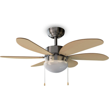 213402 - CECOTEC Ventilator Tavani me Light EnergySilence Aero 350 50W, Diametër 81cm, 6 Tehe të Kthyeshme, 3 Shpejtësi.