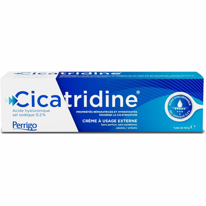 317534 - CICATRIDINE Krem me acid hialuronik, 60g - Nxit shërimin e lëkurës, riparon dhe hidraton, qetëson irritimet dhe skuqjen, pa aromë dhe pa parabene