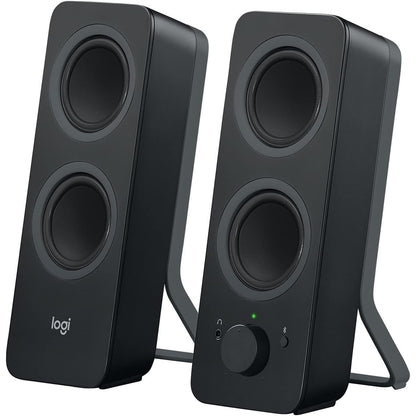 268140 - LOGITECH Z207 Sistem altoparlantësh Bluetooth për PC, Zë stereo, Fuqi 10W, Hyrje audio 3.5 mm, Prizë BE/FR, i Zi