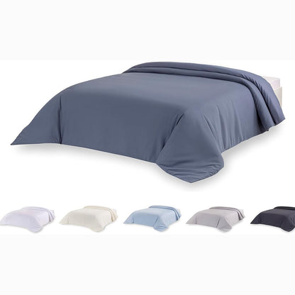 222402 - TODOCAMA | Mbulesë jorgani prej mikrofibre, Blu gri, Përshtatet për shtrat 135/140/150 cm, 220x220 cm