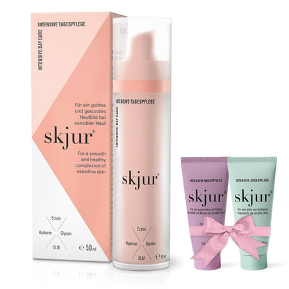 316543 - SKJUR Krem Ditor Intensiv, 50 ml, me acid hialuronik dhe ektoinë, krem ditore kundër rrudhave, kujdes për lëkurën vegane
