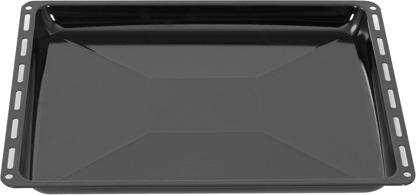 261120 - ICQN Tabaka furre e smaltuar 45.5x37.5x3 cm, e pajtueshme me Bosch, Siemens, Constructa