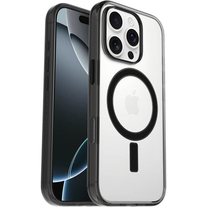 295744 - OTTERBOX Seria e Mbështjellësve Clear me MagSafe për iPhone 16 Pro, Mbrojtëse ndaj goditjeve, ultra e hollë, e testuar 3 herë sipas standardit ushtarak, Grackle