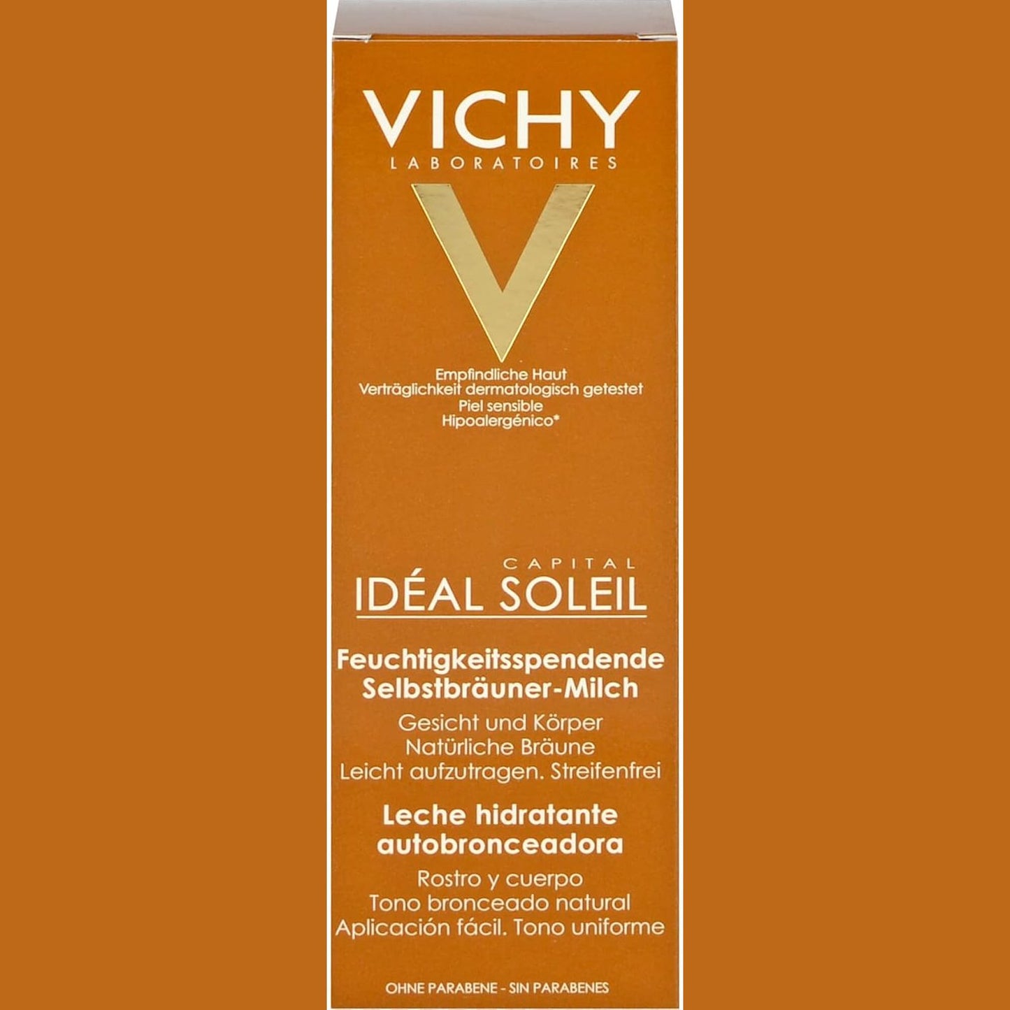 275524 - VICHY Qumësht vetënxirës Ideal Soleil për fytyrën dhe trupin, 100 ml