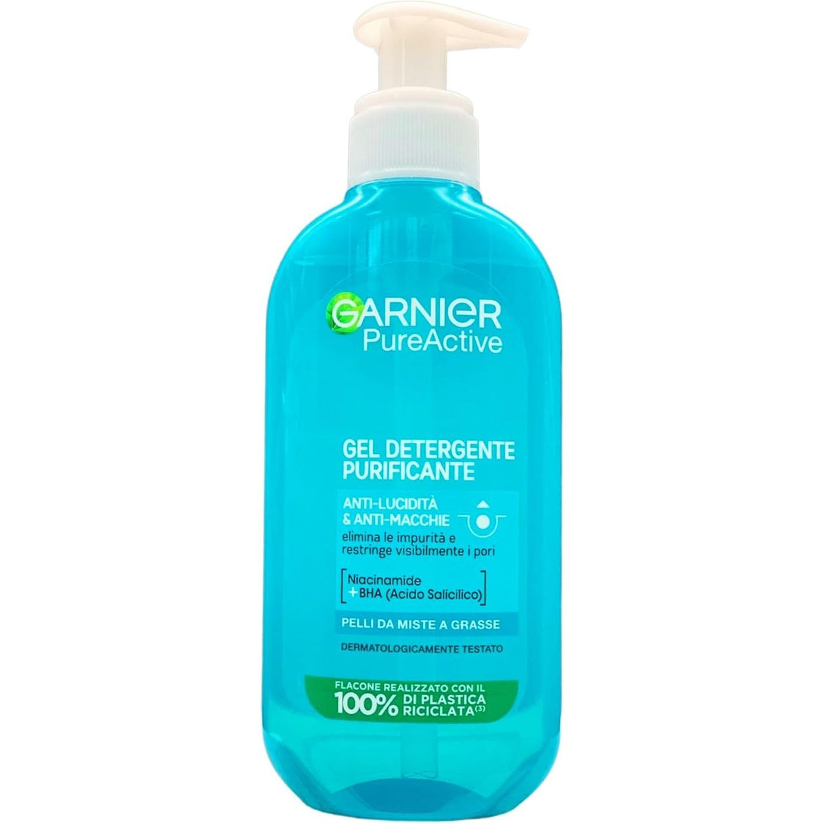302622 - GARNIER Xhel Pastrues Pure Active Purifying për Lëkurë të Vajosur ose me Njolla, 200 ml