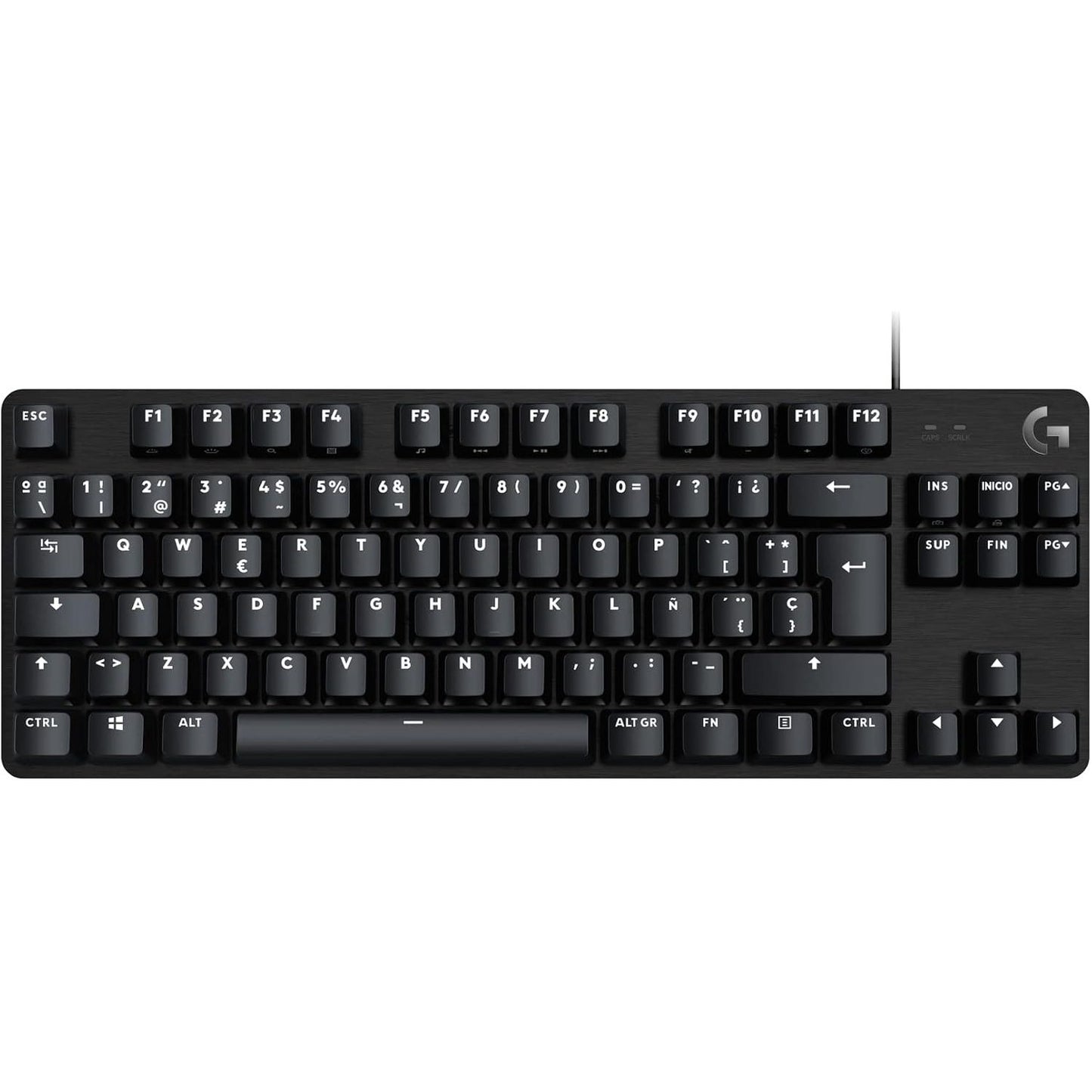 266311 - LOGITECH G413 TKL SE Tastiera Mekanike për Lojëra - Tastierë Kompakte me Ndriçim nga Pas, Çelësa Mekanikë Taktikë, Anti-Ghosting, E Përputhshme me Windows, macOS, Paraqitje QWERTY Spanjisht - E Zezë