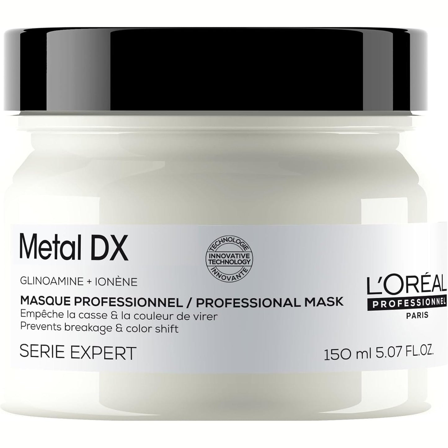 290119 - L'ORÉAL PROFESSIONAL Maskë flokësh Serie Expert Metal DX, 150 ml, për të gjitha llojet e flokëve, me glikoaminë, kundër këputjes, hidratuese