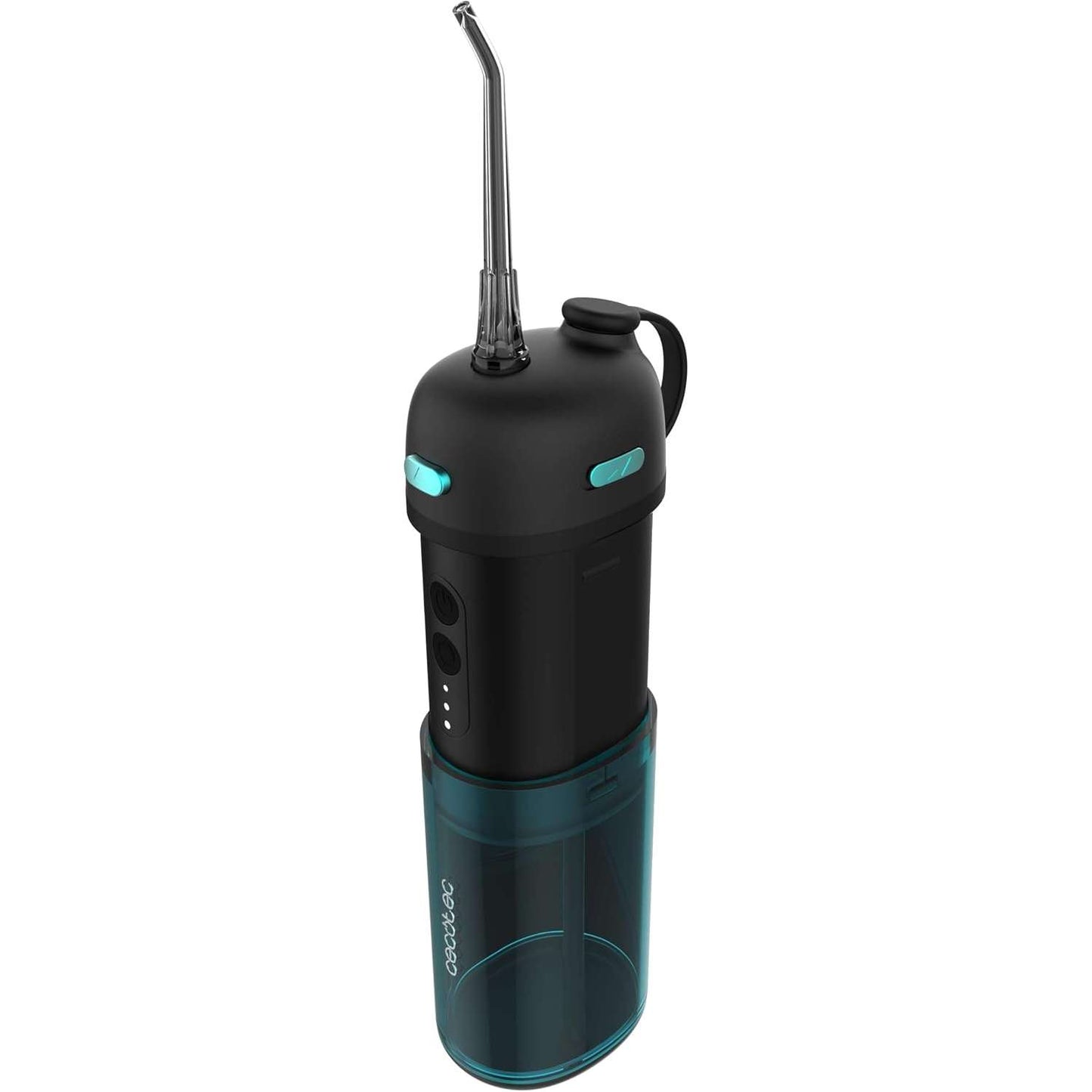 317206 - CECOTEC Ujitës oral ToothCare Jet Clean Splash, Kompakt dhe i lehtë për udhëtim, Ujitës dentar me 3 mënyra, 8 intensitete, Kapacitet 150 ml, IPX7, 3 gryka të ndërrueshme