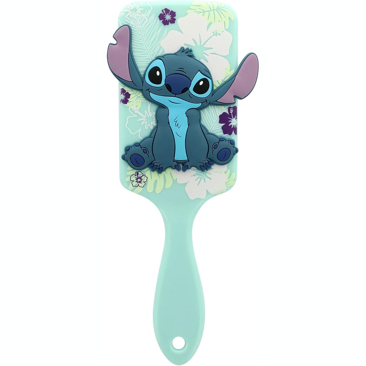 303948 - DISNEY STITCH - Furçë flokësh 3D Lilo & Stitch për zbërthim - Të gjitha llojet e flokëve - Për fëmijë dhe të rritur - Qime të buta - Produkt zyrtar