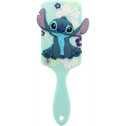 303948 - DISNEY STITCH - Furçë flokësh 3D Lilo & Stitch për zbërthim - Të gjitha llojet e flokëve - Për fëmijë dhe të rritur - Qime të buta - Produkt zyrtar