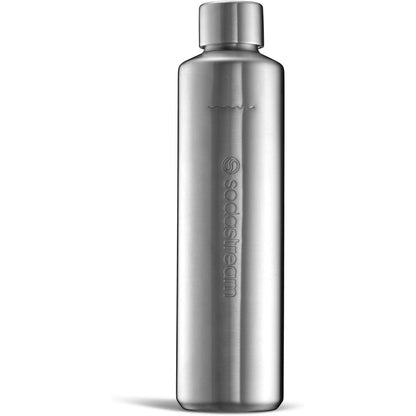 246138 - SODASTREAM Shishe e izoluar prej çeliku inox 0.8L për pajisje DUO për ujë të gazuar dhe pije freskuese, me mur të dyfishtë, mban pijet të ftohta deri në 12 orë, mund të lahet në lavastovilje