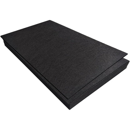 249059 - JTNOHX Felt, pëlhurë felti 11 copë, felt kreativ për hobi, 17.78×28.7 cm, fletë felti për qepje (e zezë)