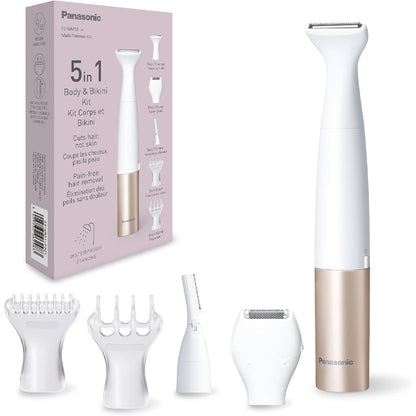 316093 - PANASONIC ES-WM31 Makinë shumëfunksionale për prerjen e flokëve 5-në-1, IPX7 rezistent ndaj ujit, Funksionon me 1 x AA