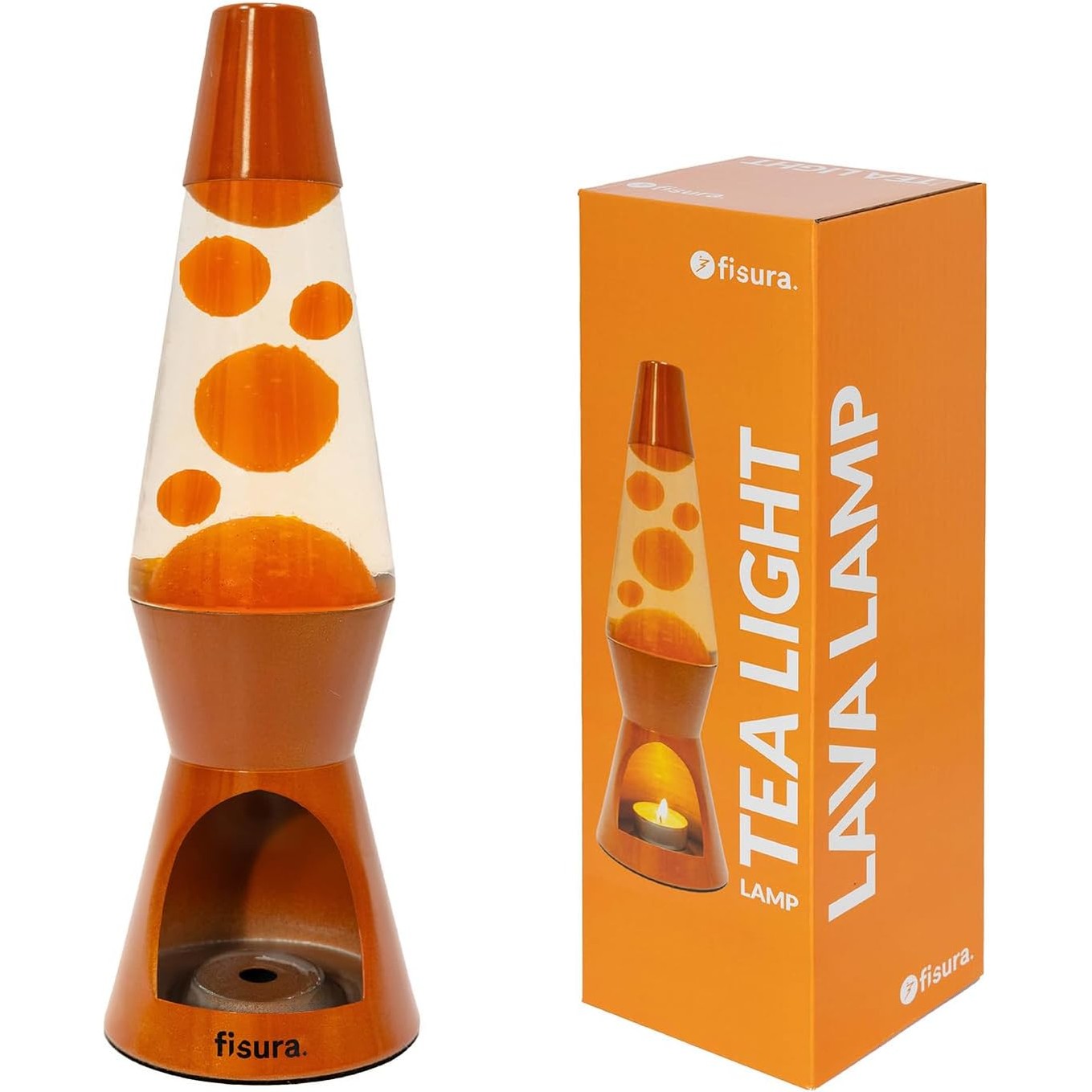 262051 - FISURA – Llambë lavash prej terrakote, nuk kërkon energji elektrike, 29 cm x 8.5 cm (qiriu nuk përfshihet)