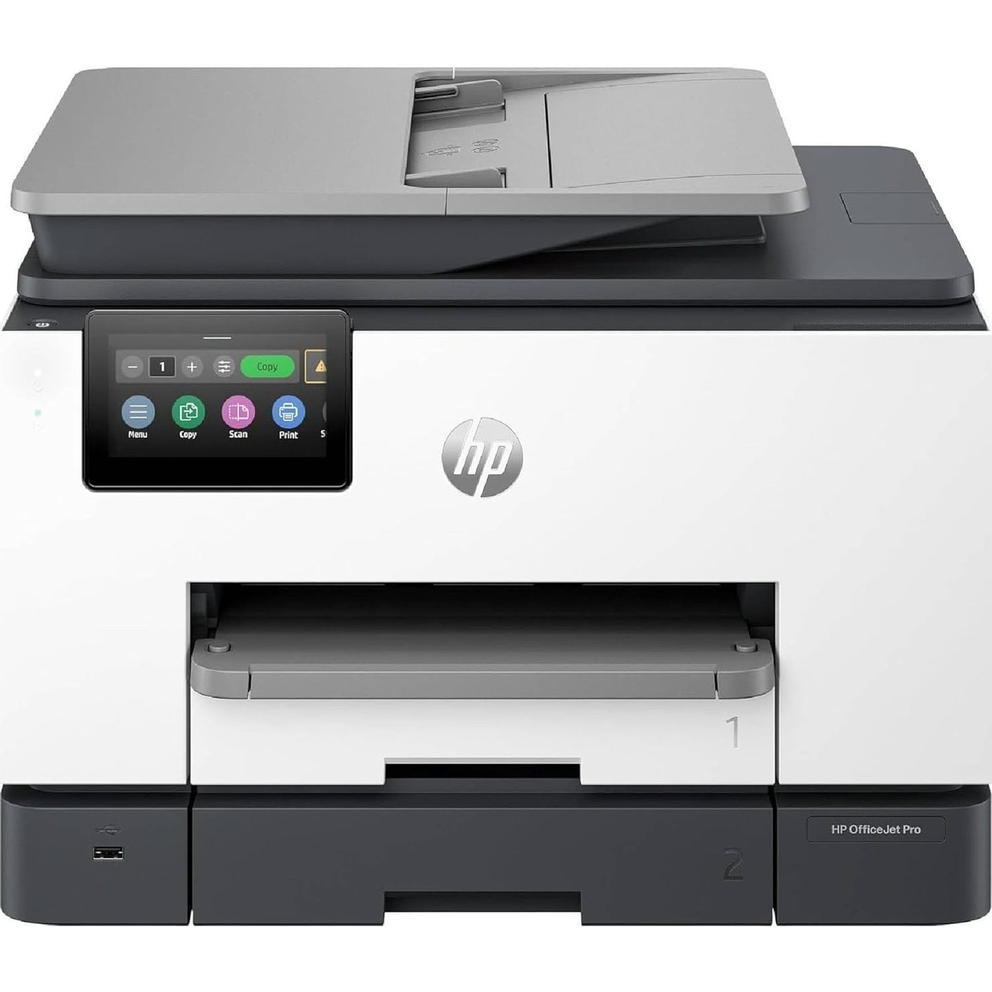 126095 - HP - Printeri OFFICEJET PRO 9120E 403X8B, Shumëfunksional me Ngjyra A4, Dupleksim Automatik, 22 faqe/min, Wi-Fi, 3 Muaj Bojë e Menjëhershme e Përfshirë, Gri