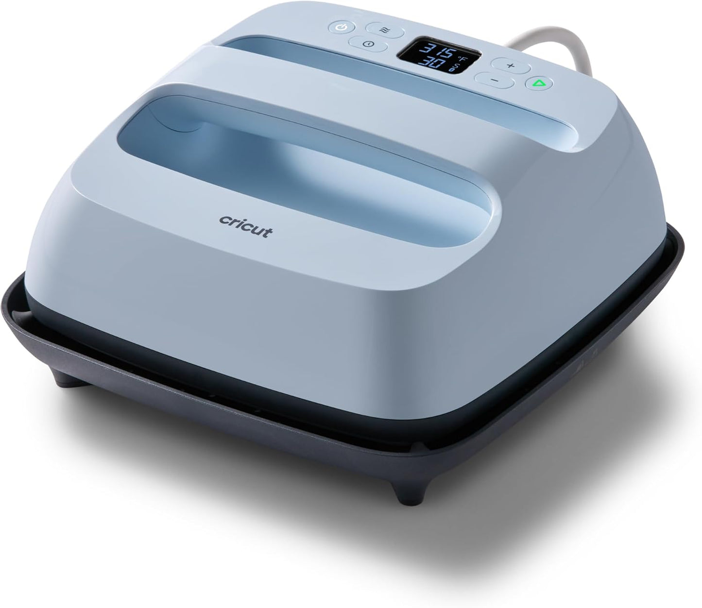 255033 - CRICUT Pllakë e Ngrohtë EasyPress 3, 22.86 x 22.86 x 10.16 cm, nxehet deri në 205 °C, presë nxehtësie me Bluetooth, 2009144